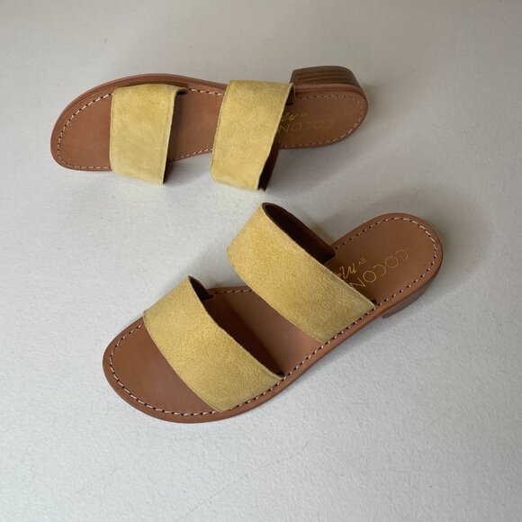 Coconuts by Matisse Limelight Yellow Slide Sandals Size 6 - Picture 16 of 16